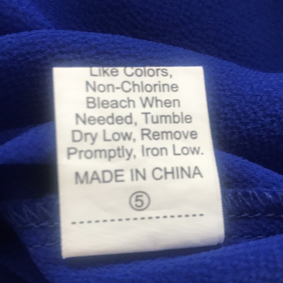 Shein medium blue summer dress - Picture 5 of 5